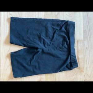 Girls cotton black shorts 2 pack.